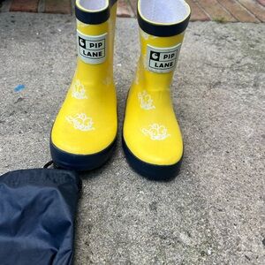 Kids Yellow Rain Boots